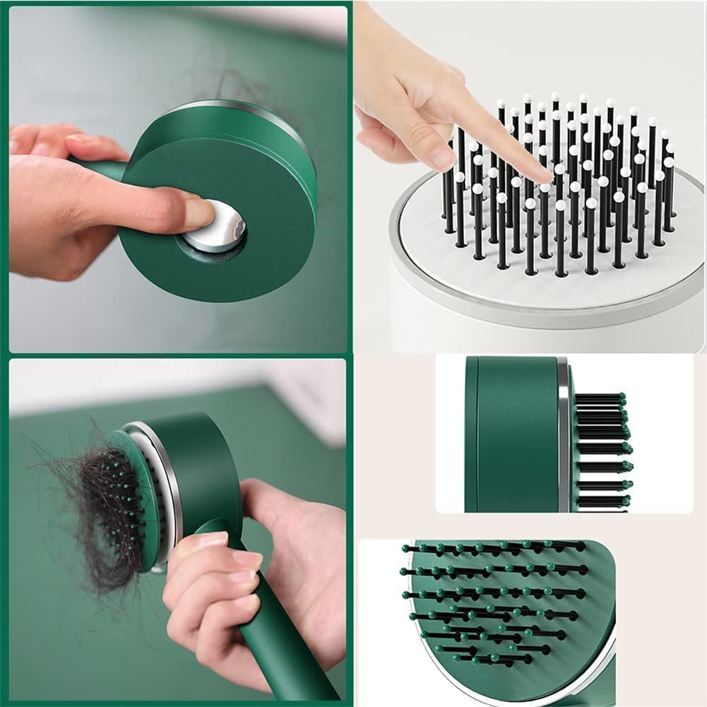 6034 Air Cushion Massage Brush Airbag Massage Comb With Long Handle Self-cleaning Hair Brush Detangling Anti-static For All Hair 6034 Air Cushion Massage Brush Airbag Massage Comb With Long Handle Self-cleaning Hair Brush Detangling Anti-static For All Hair
